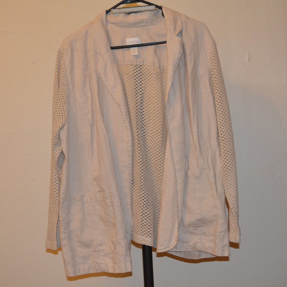 Chico's tan jacket